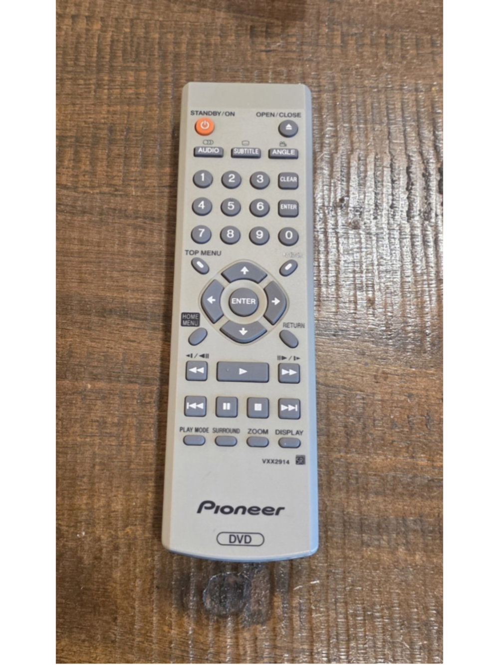 OEM GENUINE Pioneer VXX2914 DVD Player Remote Control - TESTED